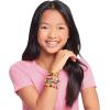 Make It Real – Retro Neon Black & White Bracelets – DIY Charm Bracelet Making Kit with Case – Friendship Bracelet Kit with Beads, Charms & Cord – Arts & Crafts Bead Kit for Girls – Makes 5 Bracelets