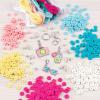 Make It Real – Summer Vibes Heishi Bead Bracelets – DIY Charm Bracelet Making Kit with Case – Friendship Bracelet Kit with Beads, Charms & Thread – Arts & Crafts Bead Kit for Girls – Makes 5 Bracelets