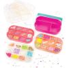Make It Real: Beads 2-Go! DIY Jewelry Set – 1381pc, Bento Style Travel Case, 1370 Beads, Design & Create Personalized Jewelry, Girls & Kids Ages 8+