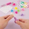 Make It Real: Butterfly Dreams Cosmetic Set – 11 Pieces, Tweens & Girls, Includes 6 Butterfly Hair Clips, Polish, Nail Stickers, 2 Lip Gloss & Instructions, Butterflies, Makeup & Beauty, Kids Ages 8+