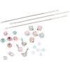 Make It Real: Clover The Top – 28 pc DIY Jewelry Set, Design & Create 3 Bracelets, Soft Pastel Beads & Charms, Jewelry Craft Kit, Girls & Kids 8+
