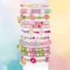 Make It Real: Crystal Dreams Nature Song – Create 9 Unique Charm Bracelets, 461 Pieces, Green Pink & Purple, All-in-One, DIY Charm & Bead Jewelry Kit, Tweens & Girls, Arts & Crafts, Kids Ages 8+(461 Pieces)