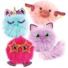 Make It Real DIY Cuddle Mob Kit – Create 4 Adorable Pom Pom Characters with 36 Pieces – All-in-One Arts & Crafts Set for Tweens & Girls – Fun, Skill-Building Craft for Kids Ages 8+ Creative Gift