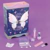 Make It Real Fairy Garden Wardrobe Cosmetic Set for Tweens – Complete Makeup Kit with Eyeshadow, Lip Gloss, Nail Polish & Shimmer
