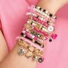 Make It Real Juicy Couture: Glitz ‘N Glam Charm Bracelets – 494pc DIY Kit, Design & Create 18 Cord & Ribbon Bracelets, Bead Jewelry, Storage Case, Girls & Kids 8+