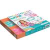 Make It Real: LinXo Seaside Jewelry Design Set – 186pcs, DIY 5 Flexible Bracelets, Design-Build-Rebuild, Craft Activity Kit, Girls & Kids Ages 6+