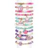 Make It Real: Macaron Bracelet Maker – 395pc, DIY Jewelry Craft Kit, Design & Make 12 Dazzling Bracelets, Dessert-Themed Beads & Charms, Girls-Kids 8+