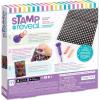 Make It Real: Stamp to Reveal Single – Glow Dragon – 605pcs – DIY Dot Poster Character, 11×16.5, Craft Kit, Artwork Activity, Girls & Kids Ages 6+