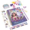 Make It Real: Unicorn Academy: Enchanted Unicorn Stationery Set – 17pc Journal Kit, Gel Pens-Stickers-Erasers-Gems, Diary, Netflix Series, Kids 6+