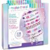 Make It Real – Crystal Dreams: Spellbinding Jewelry & Gems – DIY Charm Bracelet Making Kit – Friendship Bracelet Kit with Beads, Charms & Cord – Arts & Crafts Bead Kit for Girls – Makes 8 Bracelets