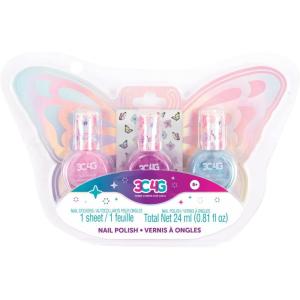 3C4G Unicorn Shimmer Nail Polish Trio, Bring Magic to Life with These 3 Holographic Nail Polishes, for Ages 8 and up by Make It Real(0.2 Fl Oz (Pack of 4))