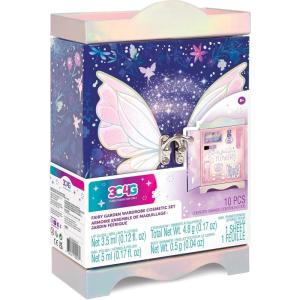 Make It Real Fairy Garden Wardrobe Cosmetic Set for Tweens – Complete Makeup Kit with Eyeshadow, Lip Gloss, Nail Polish & Shimmer