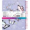 3C4G Butterfly All-in-1 Sketchbook Set – Girls Diary, Journal, Sketch Book for Kids with Pencils, Stickers & More – Drawing Kit for Kids – Unlined Diary for Girls – Kids Sketch Pad by Make It Real