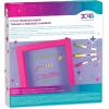3C4G It’s Lit! Light Up Message Board – LED Message Board with Dry Erase Markers – 9” x 9” Pink Light Up Message Sign for Girls, Tweens & Teens – 1 Light Up Board & 3 Neon Markers by Make It Real
