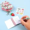 3C4G: Mini Stationary Backpack: Green – Strawberry Pattern, Stocked with Everything Mini, Notebook, Gel Pen, Eraser & Stickers, Take It Anywhere, Make It Real, Ages 8+