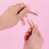 3C4G THREE CHEERS FOR GIRLS Make It Real Pink and Gold Key Chain Lip Gloss