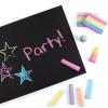 3C4G Unicorn Rainbow Magic Chalk Set – Sidewalk Chalk for Toddlers & Kids – Washable Outdoor Set – Includes 5 Chalk Sticks, 2 Rainbow Cakes & 2 Unicorn Horns by Make It Real