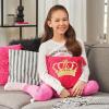 Make It Real DIY Juicy Couture Luxe Pillow Kit – Stylish Tween Decor with Gems & Tassels for Personalized Bedroom Accent – Perfect Craft Gift for Ages 8+